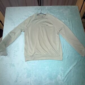 Nike Dri Fit Mens Crew Neck Long Sleeve Sweatshirt Green Size M NWOT
